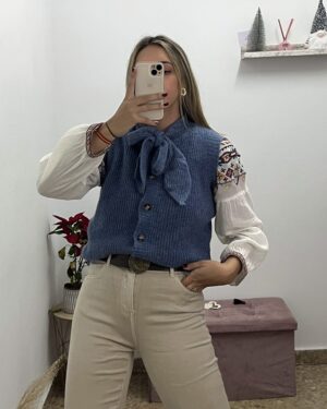 CHALECO LAZO AZULÓN