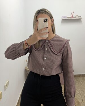 CAMISA BABERO CUADRITOS
