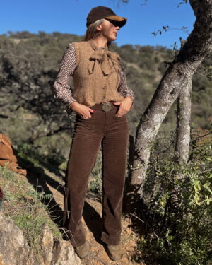 CHALECO LAZO CAMEL