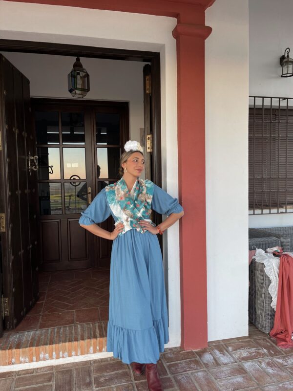 VESTIDO HINOJOS AZULÓN - Imagen 2