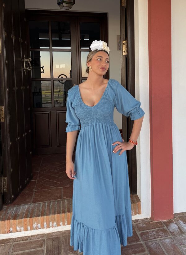 VESTIDO HINOJOS AZULÓN - Imagen 3