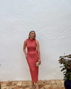 VESTIDO CORAL GASA