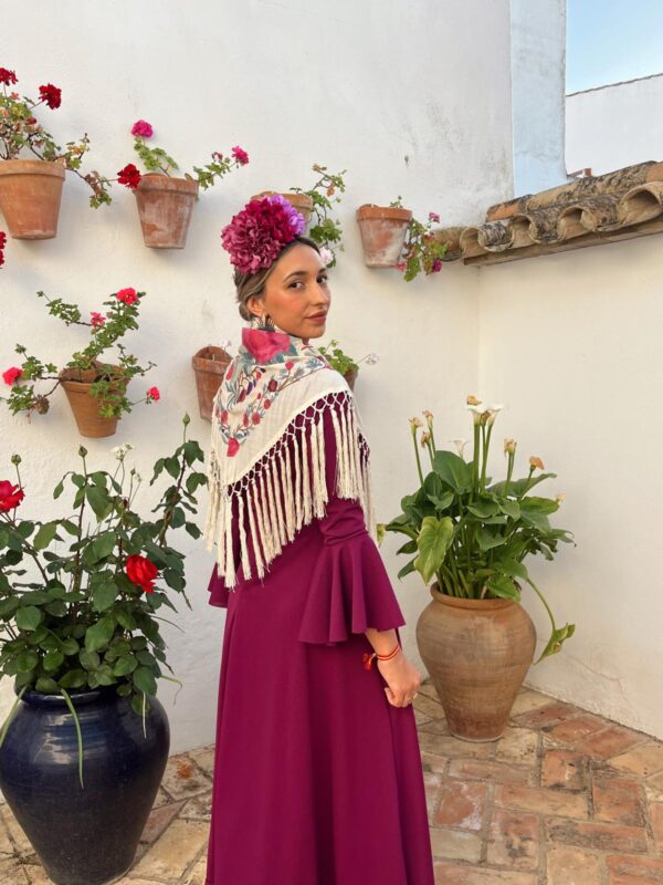 MANTONCILLO CAYETANA BEIGE - Imagen 4