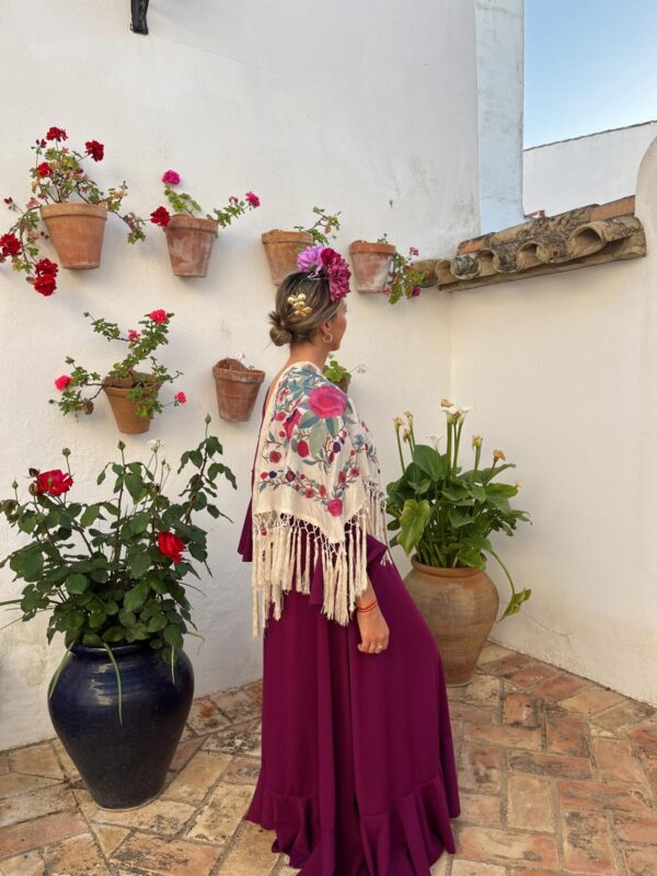 MANTONCILLO CAYETANA BEIGE - Imagen 3