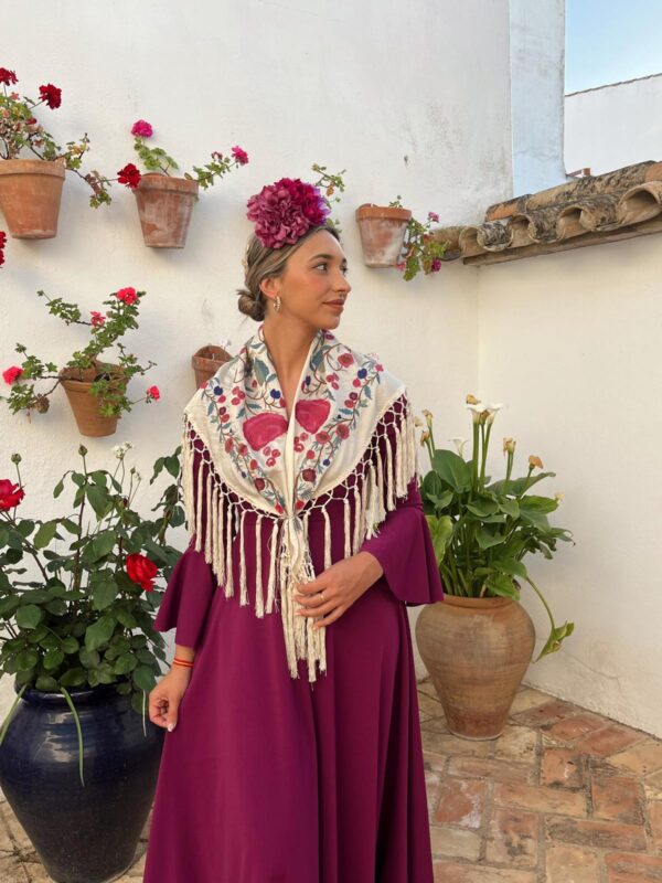 MANTONCILLO CAYETANA BEIGE - Imagen 2