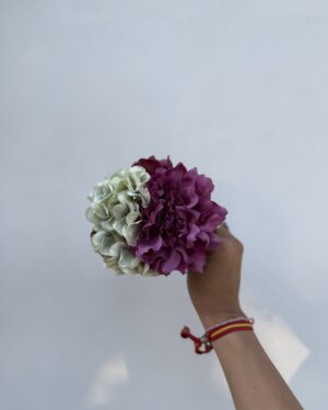 RAMILLETE AMAPOLA ROSADA/TERCIOPELO