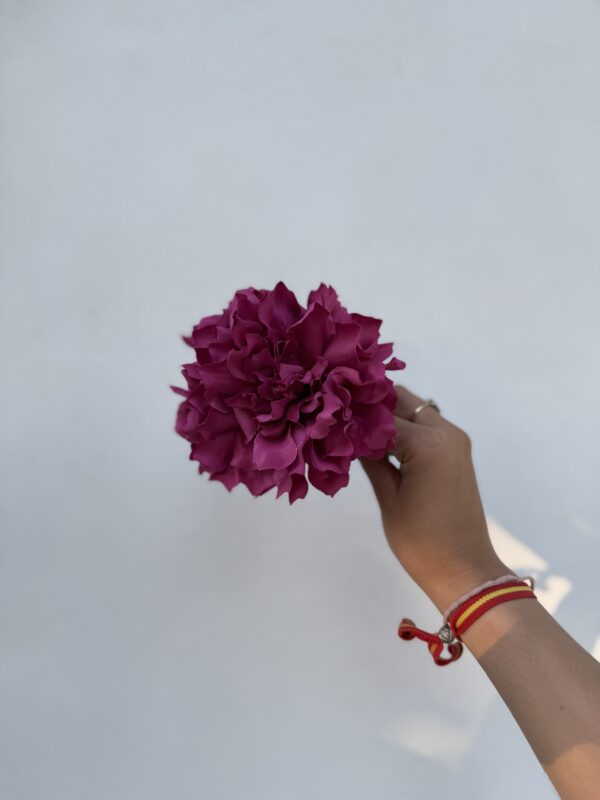 RAMILLETE DOS FLORES ROSA FUERTE - Imagen 2