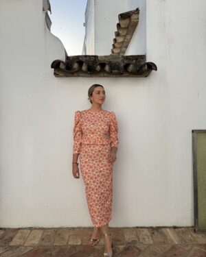 CONJUNTO MARGARITA NARANJA