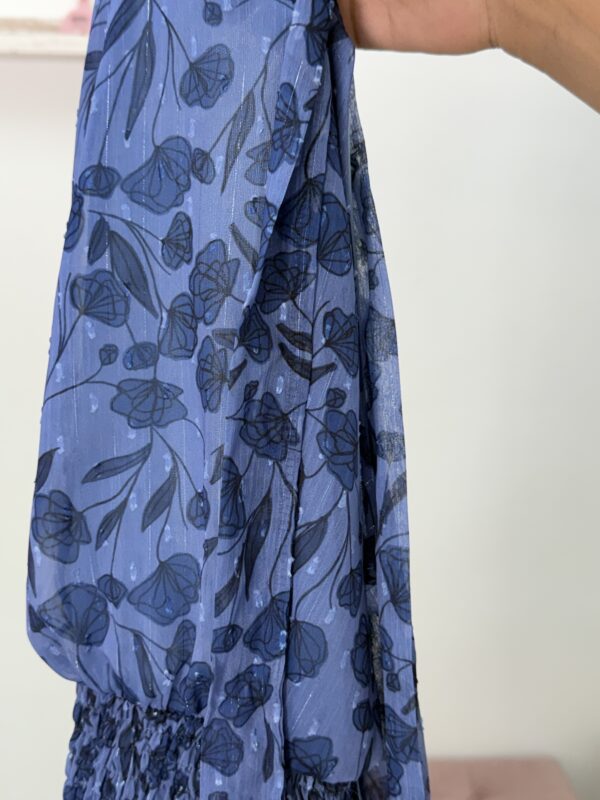 VESTIDO NIDO DE ABEJA AZUL - Imagen 2