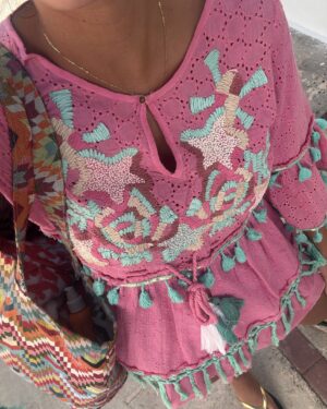 VESTIDO BORDADO MINI