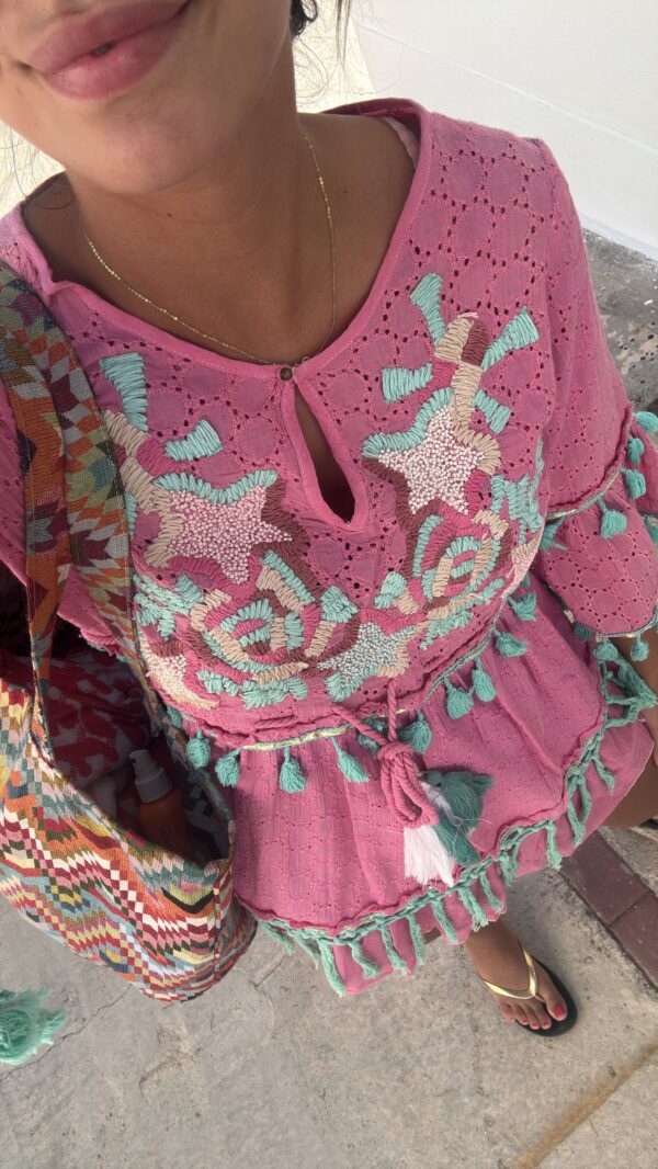 VESTIDO BORDADO MINI