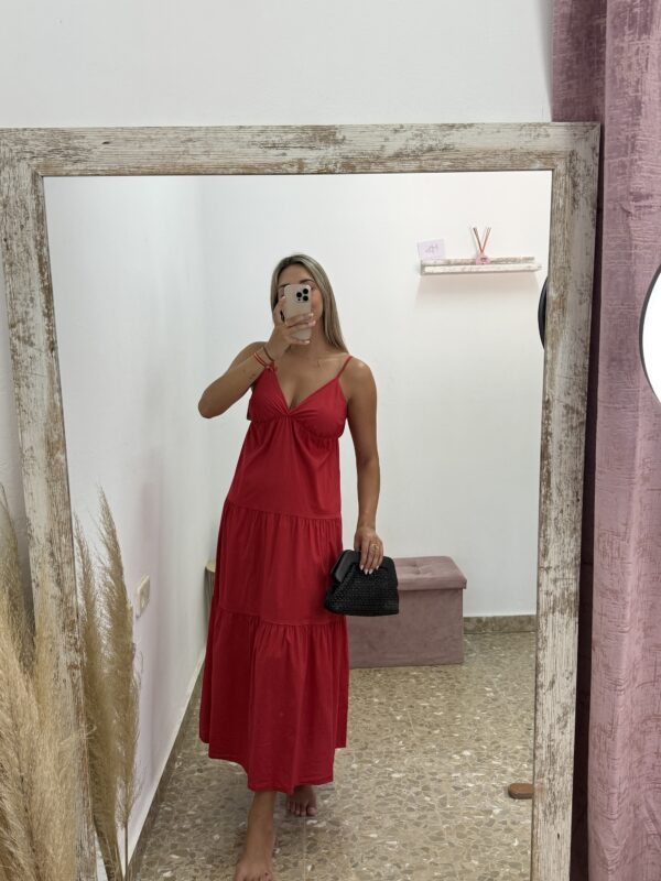 VESTIDO INÉS ROJO