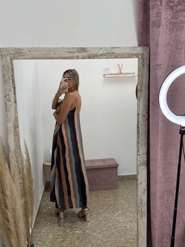 VESTIDO ELISABET RAYAS - Imagen 2