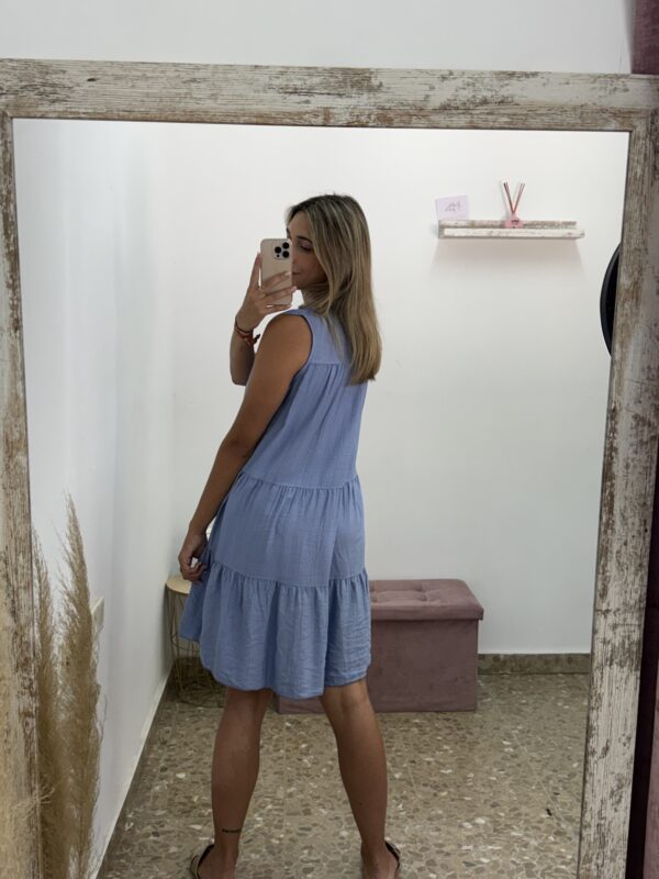 VESTIDO VANESA CORTO COLORES - Imagen 4