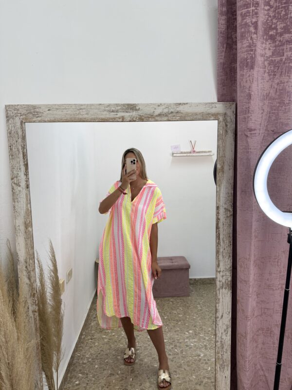 VESTIDO BAMBULA ESTAMPADO FLÚOR