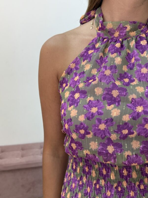VESTIDO NIDO DE ABEJA ESTAMPADO - Imagen 2