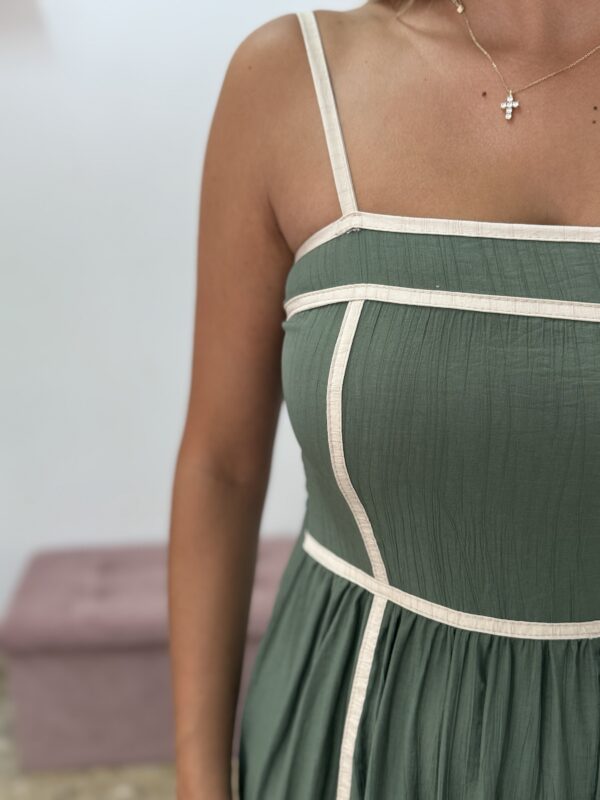 VESTIDO ÉBANO VERDE - Imagen 2