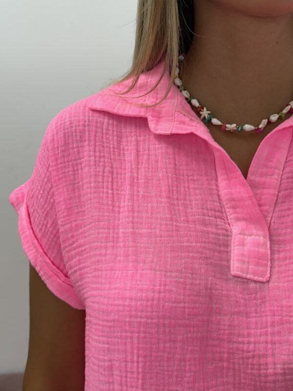 VESTIDO BAMBULA ROSA FLÚOR - Imagen 2