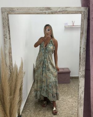 VESTIDO INDIO TURQUESA