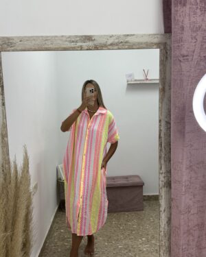 VESTIDO ESTAMPADO FLÚOR