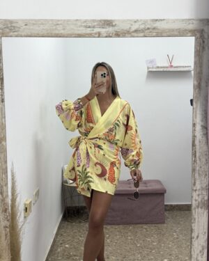 VESTIDO SELWA AMARILLO