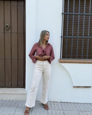 VAQUERO BEIGE DETALLE RAYA