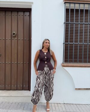 PANTALÓN CEBRA BOMBACHO