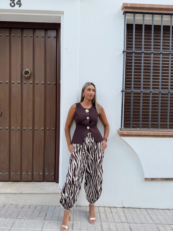 PANTALÓN CEBRA BOMBACHO