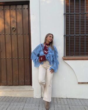 BLUSA MARIOLA CELESTE