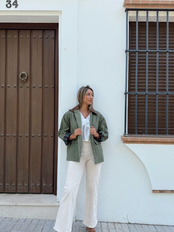 CHAQUETA INÉS VERDE - Imagen 3