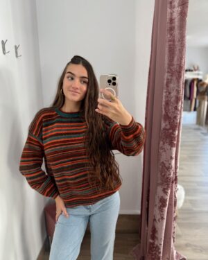 JERSEY RAYAS NARANJA