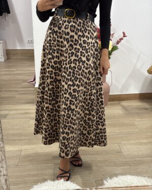 FALDA LEOPARDO
