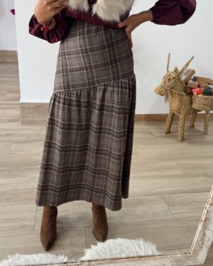 FALDA CUADROS