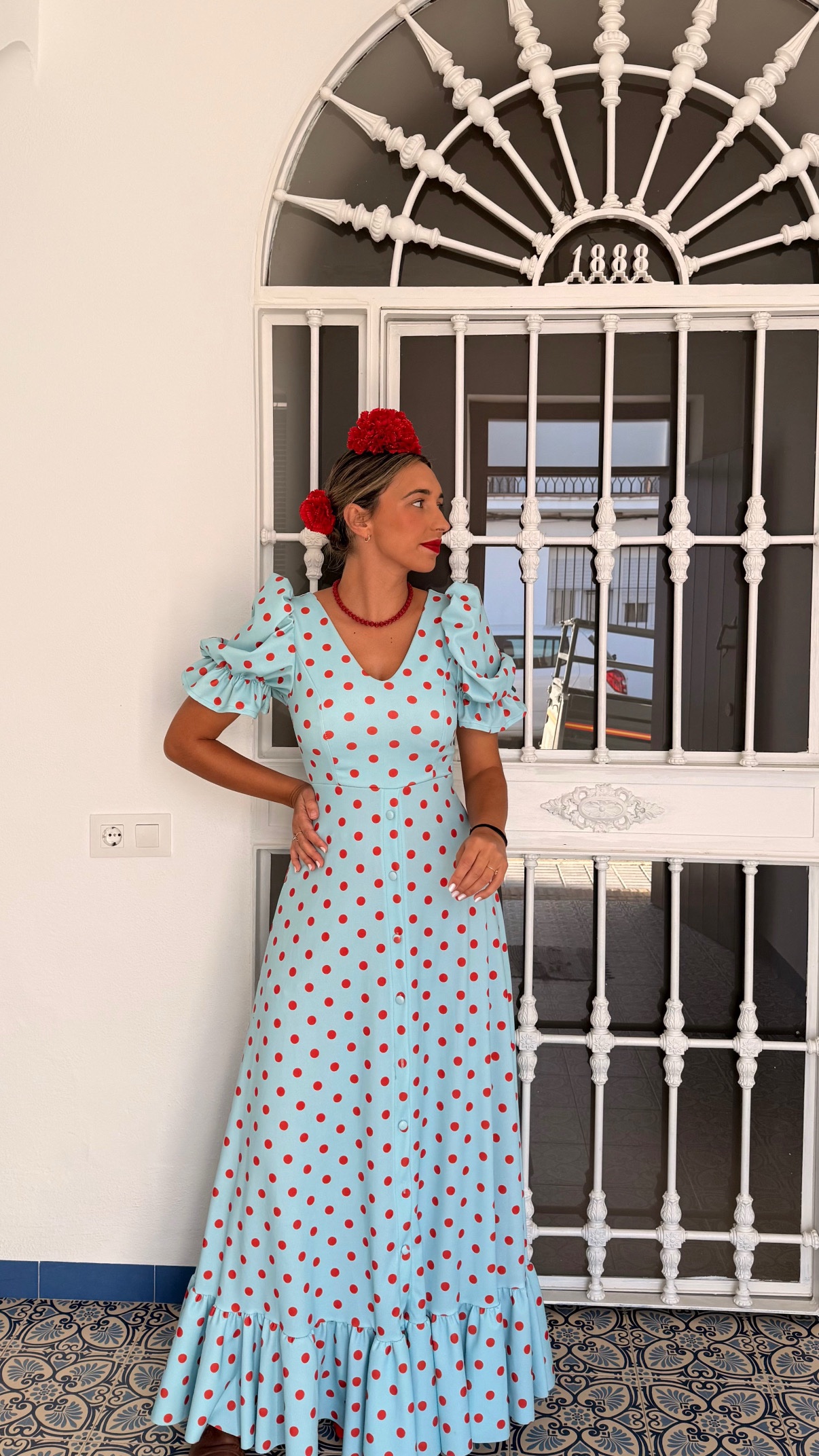 BATA JUANA CELESTE/ROJO